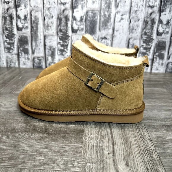 Bearpaw Kids PAWZ Amy Suede Boots size 13c - Picture 6 of 9